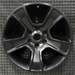 2019-2025 Dodge Ram 1500 Black 20x9 Painted and Polished Alloy Wheel (Remanufactured OEM)