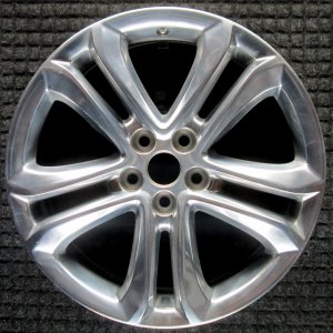 2015-2018 Ford Edge Silver Full Polished Alloy Wheel (Remanufactured OEM)