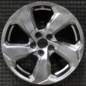2019-2022 Toyota RAV4 Silver 18x7 5-Spoke Smoked Hyper Alloy Wheel (Remanufactured OEM)