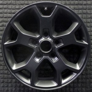 2018-2021 Jeep Wrangler Black 17x7.5 5 Y-Spoke Polished Aluminum Wheel (Remanufactured OEM)