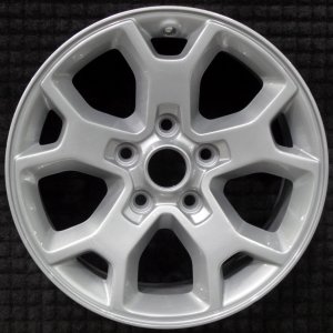 2018-2021 Jeep Wrangler Silver 17x7.5 5 Y-Spoke Polished Aluminum Wheel (Remanufactured OEM)