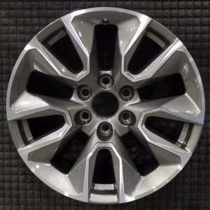 2021-2024 GMC Yukon Gray 20x9 10-Spoke Machined Charcoal Alloy Wheel (Remanufactured OEM)