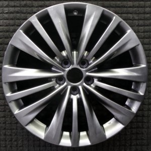 2020-2025 Toyota Highlander Silver 20x8 15-Spoke Machined Black Alloy Wheel (Remanufactured OEM)