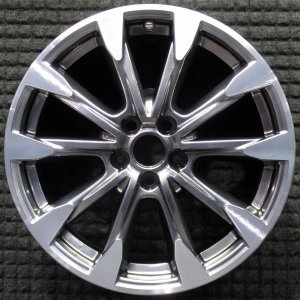 2020-2023 Subaru Impreza Black 17x7 5-Spoke Machined Charcoal Alloy Wheel (Remanufactured OEM)