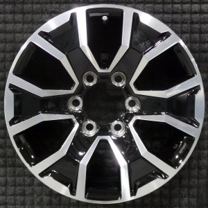 2020-2023 Toyota Tacoma Black 6-Spoke Machined Black Alloy Wheel (Remanufactured OEM)