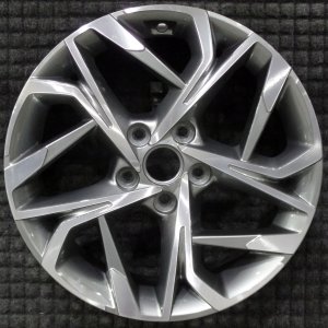 2020-2023 Hyundai Sonata Black 17x7 5-Split Spoke Machined Charcoal Alloy Wheel (Remanufactured OEM)