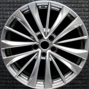 2008-2015 INFINITI G37 Silver 19x8.5 15-Spoke Smoked Hyper Silver Alloy Wheel (Remanufactured OEM)