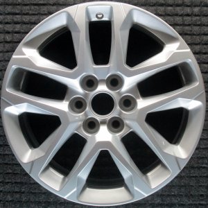 2018-2024 Chevrolet Traverse Silver 18-inch 10-Spoke Silver Painted Alloy Wheel (Remanufactured OEM)
