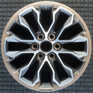 2017-2022 GMC Canyon Black 17x8 6 Y-Spoke Machined Charcoal Alloy Wheel (Remanufactured OEM)