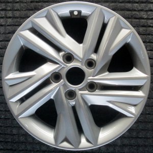 2019-2020 Hyundai Elantra Silver 16x6.5 5-Split Spoke Silver Painted Alloy Wheel (Remanufactured OEM)