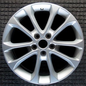 2019-2020 Ford Fusion Silver 17-Inch 10-Spoke Silver Painted Aluminum Alloy Wheel (Remanufactured OEM)
