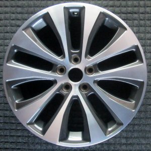 2019-2020 Ford Fusion Black Machined Charcoal Alloy Wheel (Remanufactured OEM)