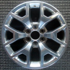 2015-2020 GMC Yukon Silver 20x9 6 Y-Spoke Polished Alloy Wheel (Remanufactured OEM)