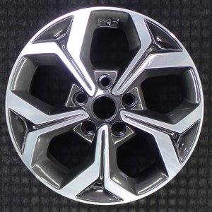 2019-2021 Kia Forte Black 16x6.5 5-Y-Spoke Machined Charcoal Alloy Wheel (Remanufactured OEM)