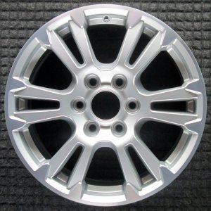 2015-2017 Ford F-150 Silver 18x7.5 12-Spoke Machined Aluminum Silver Painted Alloy Wheel (Remanufactured OEM)