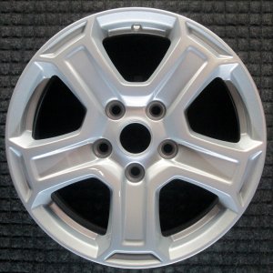 2018-2023 Jeep Wrangler Silver 5-Spoke Tech Silver Alloy Wheel (Remanufactured OEM)