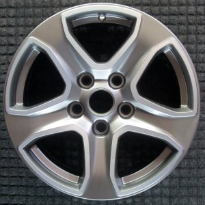 2018-2023 Jeep Wrangler Silver 17x7.5 5-Spoke Polished Alloy Wheel (Remanufactured OEM)