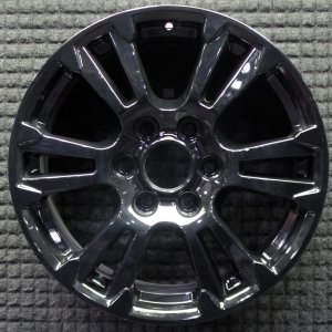 2015-2017 Ford F-150 Black 18x7.5 12-Spoke Machined Aluminum Silver Painted Alloy Wheel (Remanufactured OEM)