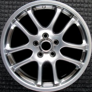 2005-2006 INFINITI G35 Silver 10-Spoke Smoked Hyper Silver Alloy Wheel (Remanufactured OEM)
