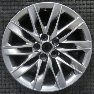 2018-2021 Lexus LS500h Silver 19x8 10-Spoke Polished Silver Alloy Wheel (Remanufactured OEM)