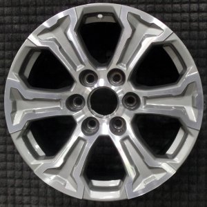 2021-2024 GMC Yukon Gray 18-Inch 6-Spoke Machined Charcoal Alloy Wheel (Remanufactured OEM)