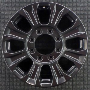 2017-2022 Ford F-250 Black 18 Inch 8-Lug Bright PVD Wheel (Remanufactured OEM)