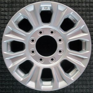 2017-2022 Ford F-250 Silver 18 Inch 8-Lug Bright PVD Wheel (Remanufactured OEM)