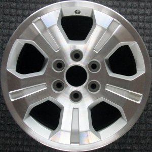 2015-2020 GMC Yukon Silver 18x8.5 5-Spoke Machined Silver Alloy Wheel (Remanufactured OEM)