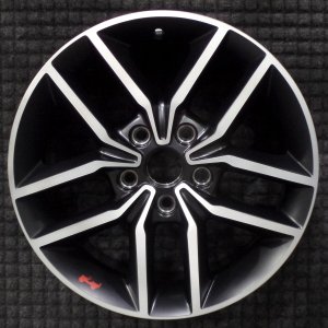 2017-2022 Jeep Grand Cherokee Black 18x8 5-Spoke Polished Black Alloy Wheel (Remanufactured OEM)