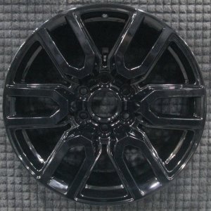 2021-2026 GMC Yukon Black 12-Spoke Machined Black Alloy Wheel (Remanufactured OEM)