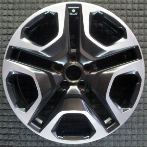 2019-2024 Toyota RAV4 Black 19x7.5 5 Split-Spoke Machined Black Alloy Wheel (Remanufactured OEM)
