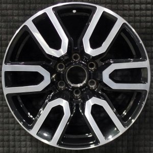 2021-2026 GMC Yukon Black 12-Spoke Machined Black Alloy Wheel (Remanufactured OEM)