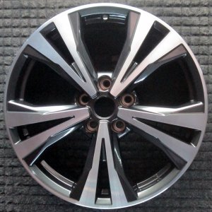 2017-2020 Nissan Rogue Black 18x7 5 V-Spoke Machined Charcoal Alloy Wheel (Remanufactured OEM)