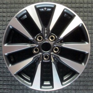 2016-2018 Nissan Altima Black 17x7.5 Machined Charcoal Alloy Wheel (Remanufactured OEM)