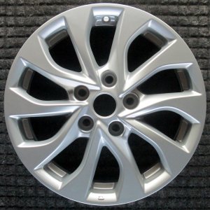 2016-2019 Nissan Sentra Silver 16x6.5 10-Spoke Silver Painted Alloy Wheel (New OEM)