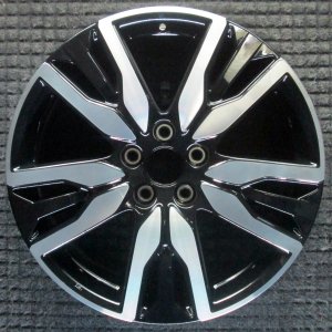 2019-2022 Honda Pilot Black 20-inch Machined Black Alloy Wheel (Remanufactured OEM)