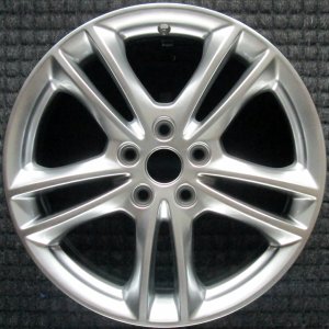2015-2019 Ford Fusion Silver 17 Inch 5-Split-Spoke Silver Painted Alloy Wheel (Remanufactured OEM)