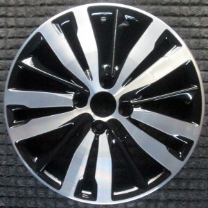 2015-2020 Honda Fit Black 15-Spoke Machined Charcoal Alloy Wheel (Remanufactured OEM)