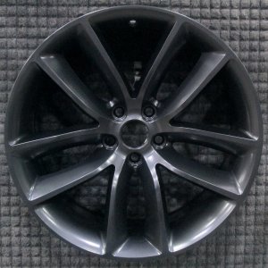 2019 Dodge Charger Black 20x9 5 V-Spoke Aluminum Wheel (Remanufactured OEM)