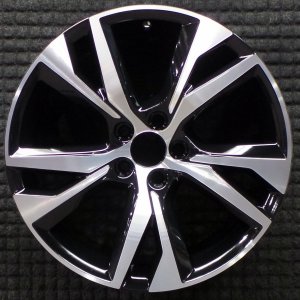 2019-2023 Volvo V60 Black 18x8 5 Double-Spoke Machined Black Alloy Wheel (Remanufactured OEM)