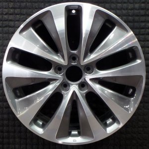 2014-2016 Acura MDX Black 19x8 10-Spoke Machined Charcoal Alloy Wheel (Remanufactured OEM)
