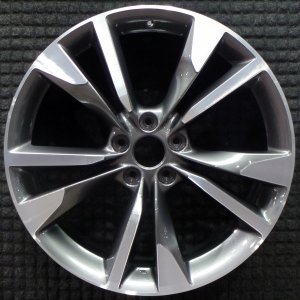 2022-2025 INFINITI QX60 Gray 20-inch 5 V-Spoke Machined Charcoal Alloy Wheel (Remanufactured OEM)