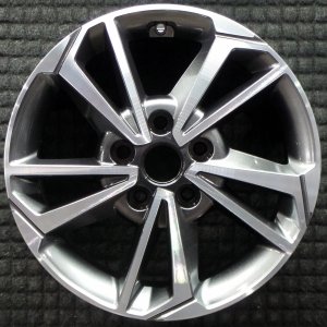2022-2024 Kia Forte Black 16-inch Machined Charcoal Alloy Wheel (Remanufactured OEM)