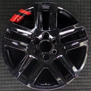 2019-2022 Chevrolet Silverado 1500 Red 20x9 10-Spoke Machined Charcoal Alloy Wheel (Remanufactured OEM)