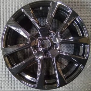2016-2021 Jeep Grand Cherokee Black 20x8 Polished Tech Gray Alloy Wheel (Remanufactured OEM)