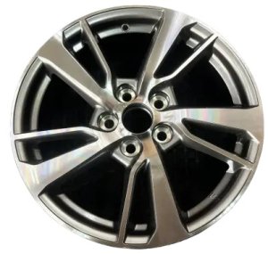 2016-2018 Toyota RAV4 Silver 17x7 5-Split-Spoke Machined Charcoal Alloy Wheel (New OEM)