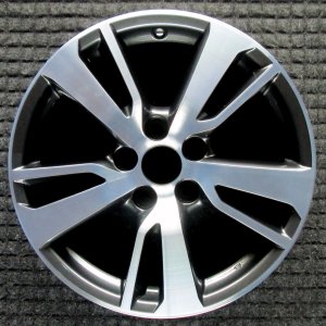 2016-2018 Toyota RAV4 Black 17x7 5-Split-Spoke Machined Charcoal Alloy Wheel (Remanufactured OEM)