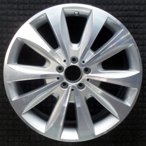 2013-2016 Mercedes-Benz GL550 Silver 20x8.5 10-Spoke Carved Alloy Wheel (Remanufactured OEM)