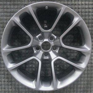2020-2023 Dodge Charger Gray 20x9 Narrow Spoke Painted Charcoal Alloy Wheel (Remanufactured OEM)