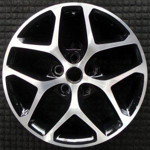2016-2017 Buick Regal Black 18-inch 5 Y-Spoke Machined Black Alloy Wheel (Remanufactured OEM)
